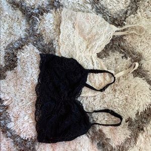 Victoria’s Secret Pink Lace Bralette’s (2)